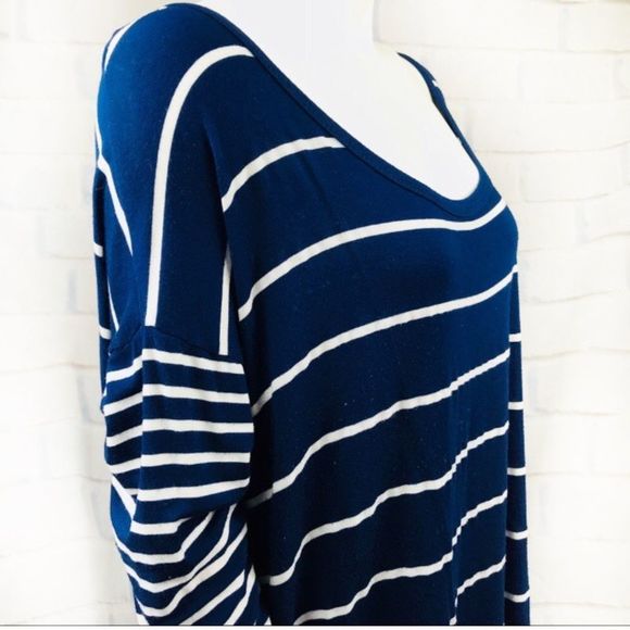 Alya navy blue and white striped pullover - Picture 2 of 6